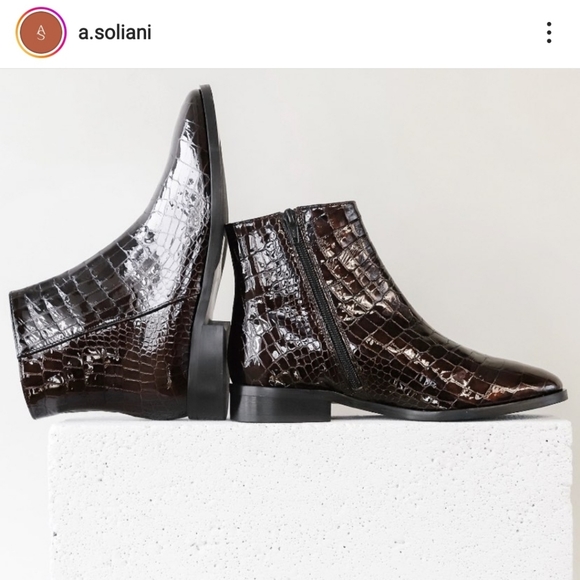 Italian Croc Booties Asoliani - Picture 3 of 4